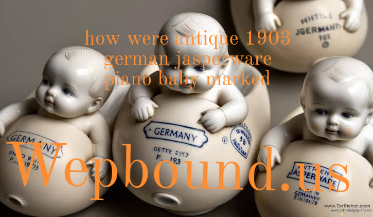 how were antique 1903 german jasperware piano baby marked